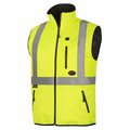 Pioneer Hi-Vis Heated Insulated Safety Vest, 100% Waterproof, Hi-Vis Yellow, S V1210260U-S